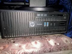 Desktop system PC Prodesk HP with LED 21" in square  very cheap price