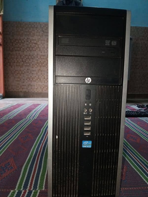 Core i5 3rd generation hp tower with LCD dell and good condition. 1