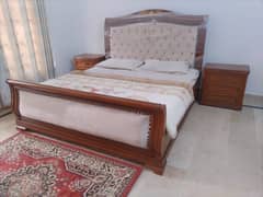 bed/double bed/king size bed/wooden bed/bed dressing side table