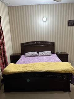 Double Bed For Sale With Side Tables