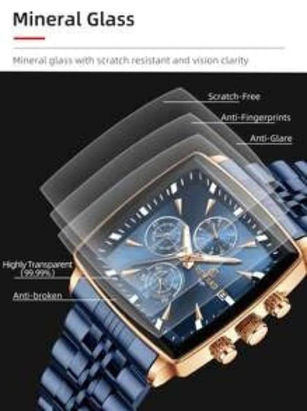 Men Date Detail Quartz Watch 2