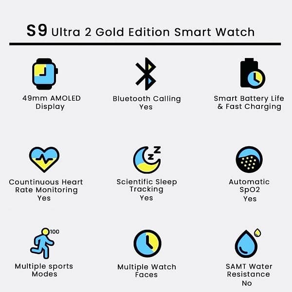 Premium Health & Fitness Smart Watch With Bluetooth 5.3 Connectivity 2