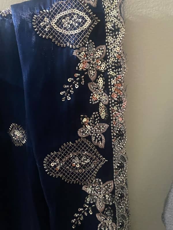 Silk Fancy Embroidered Ready to Wear - Free size 3