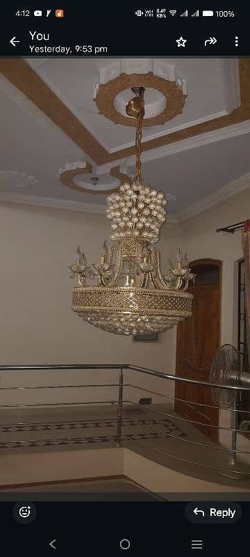 Salam chandelier (Fanoos) for Sale 1