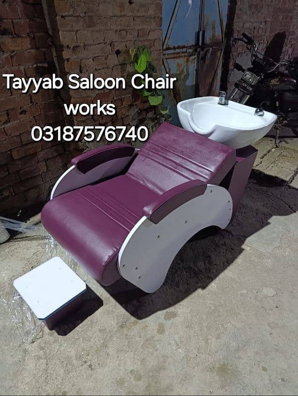 Parlour Chair/Salon Chair/Hair Wash Unit/Pedicure/Facial Bed/Trolley 9