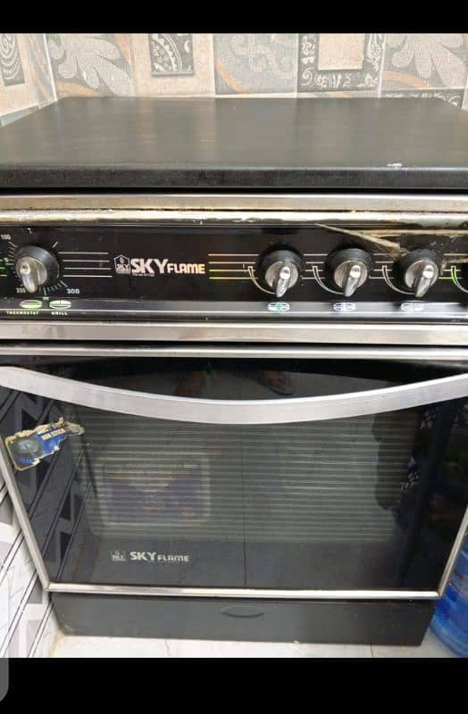 used skyflame oven in good condition. 9