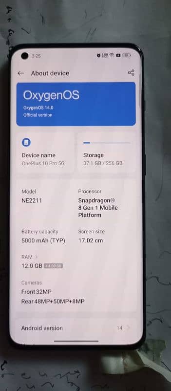 One plus 10 pro. 12/256 very good condition. 10/10 NoN PTA 0