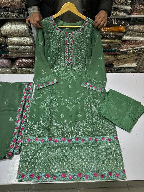 3pc Female Stitched Suits 5