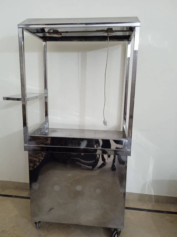 Table-Top Shawarma Machine & Separate Counter For Sale 3