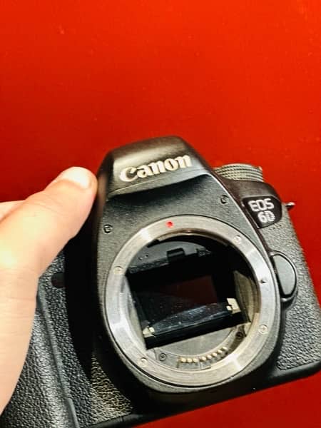 canon 6D body only with box 8