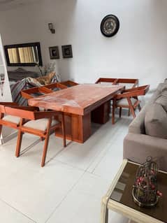 Dining table/8 seater dining table/Dining table with 8 chairs