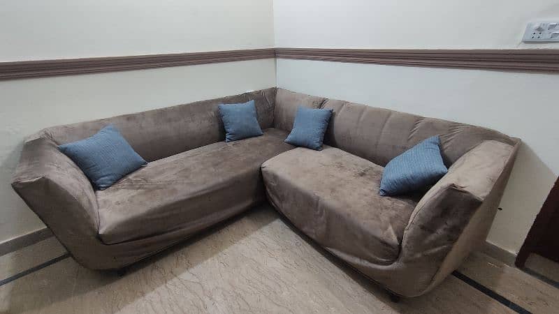 L shaped sofa 6