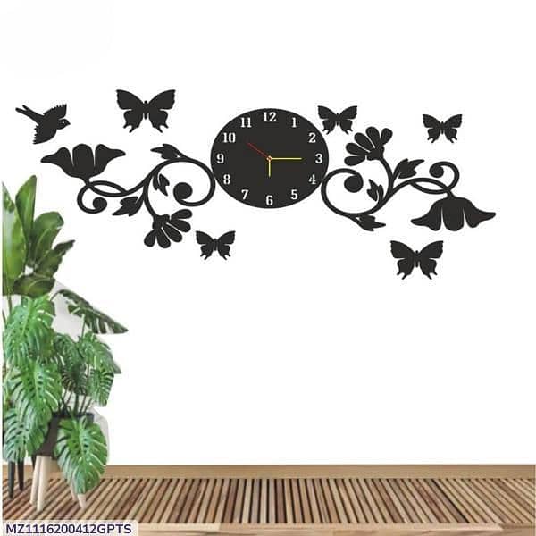 Wall Clock with Calligraphy Designs 2