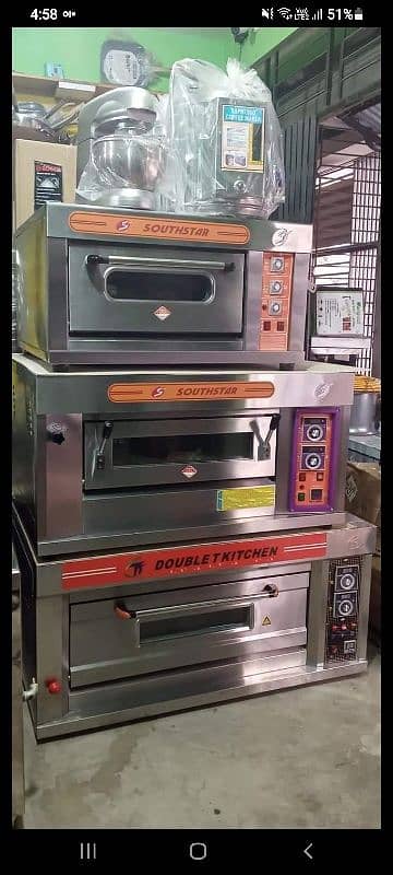 Dough Mixer Pizza Deck Oven Fast Food Restaurant Slush Fryer Hot plate 1