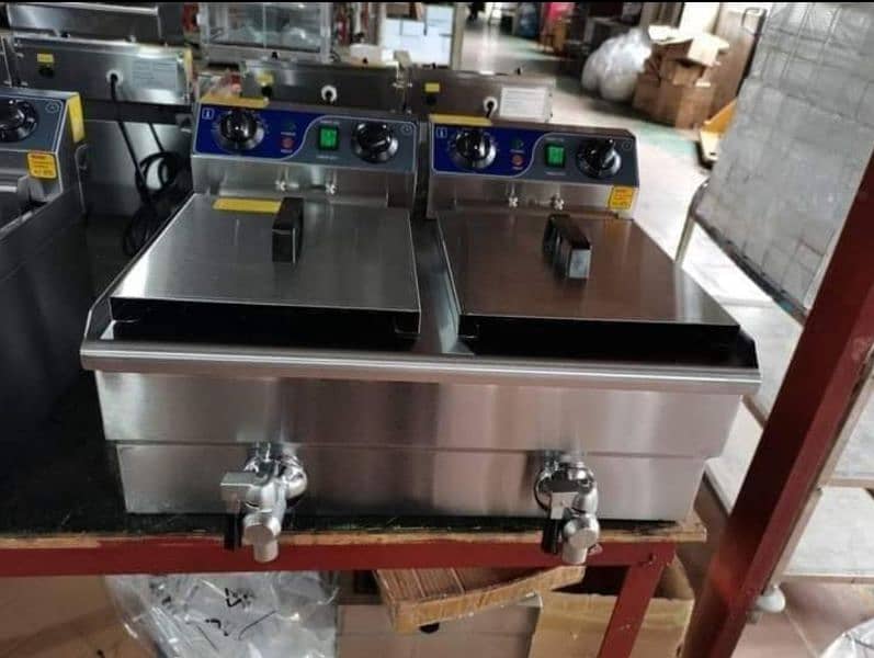 Dough Mixer Pizza Deck Oven Fast Food Restaurant Slush Fryer Hot plate 3