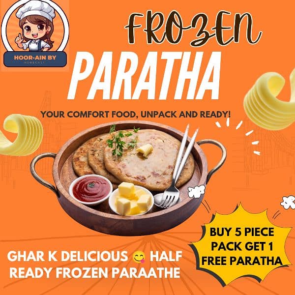 FROZEN PARAATHE HOOR-AIN BY HOMECHEF 1