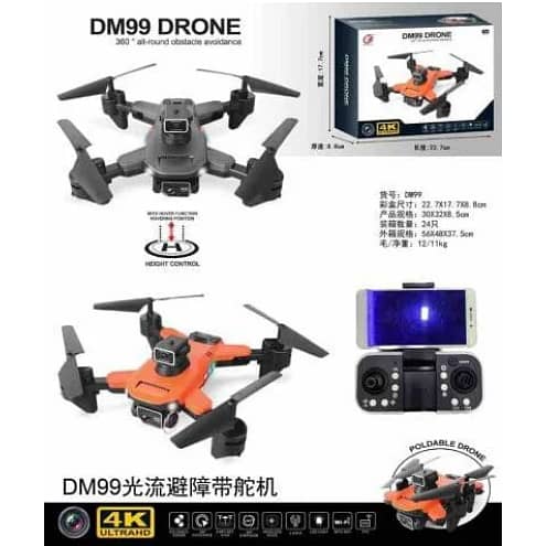 DM99 Foldable Drone High Quality obstacle avoidance Drone (Without Ca 1