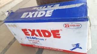 N180 Exide Battery 21 plate