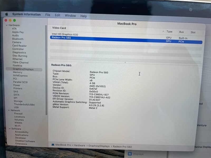 Macbook Pro 2017 1 TB Fully New Condition 5