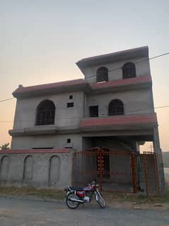 N Block 6 Marla Corner Facing Park Gray Shutter House For Sale Al Rehman Garden Phase-2