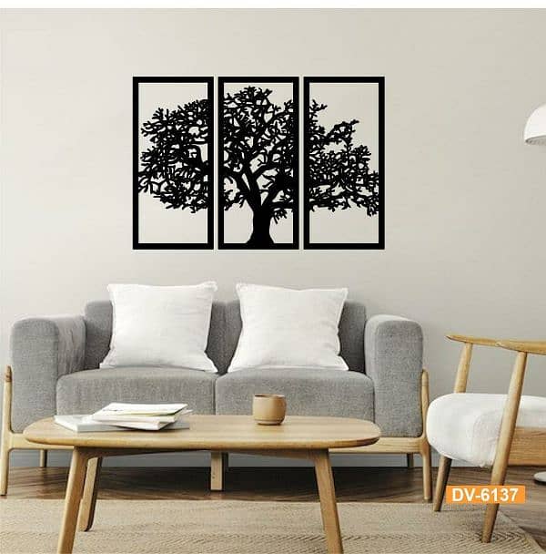 3D WOODEN TREE WALL PHOTO FRAM 1