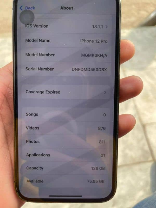 apple I phone 128gb bettery health 82grey waterpack 0