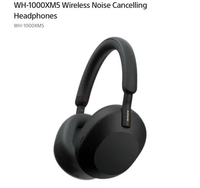 SONY  WH-1000xm5  BLACK 1