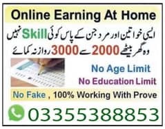 Online job available, Typing/Assignment/Data Entry/Ad posting etc