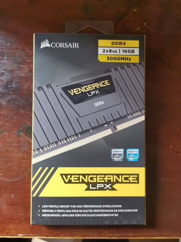 RAM 16GB Corsair vengence lpx 1