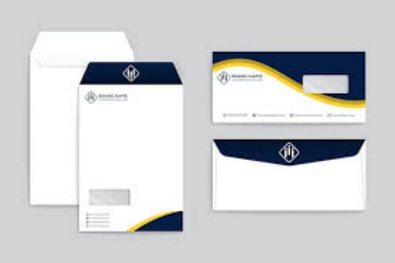 Letterhead, Visiting cards, Brochure, Flyer, Poster, Magazine,Envelope 2