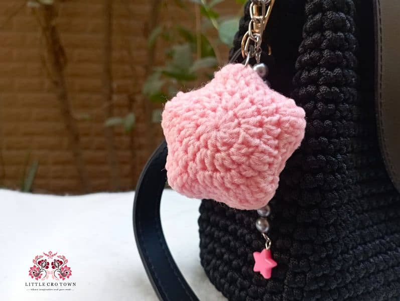 handmade crochet keychain 4