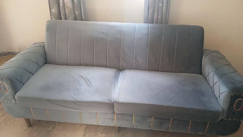 5 seater sofa set like new hai 1