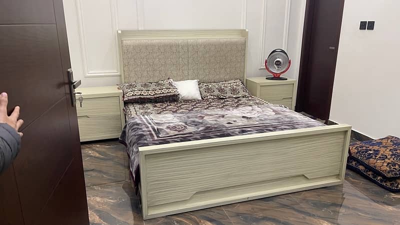 “Brand New Pure Wood Bed Set with Dressing Table” with premium quality 2