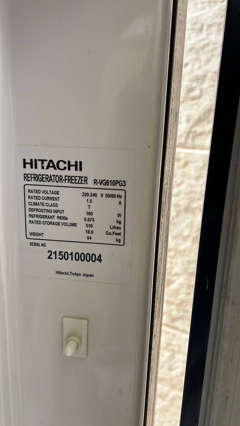 HITACHI FRIDGE FOR SALE 1