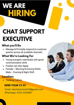 CHAT SUPPORT EXECUTIVE