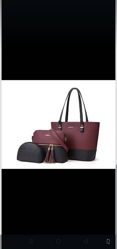 3pc bag set for women with 20@% discount 2