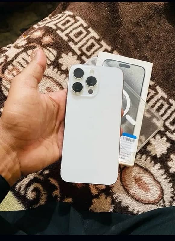 Iphone 15 pro max jv white 256gb 2