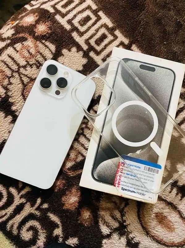 Iphone 15 pro max jv white 256gb 3