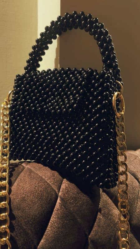 Bag /ladies bag / hand bag/shoulder bag/pearls bag 1