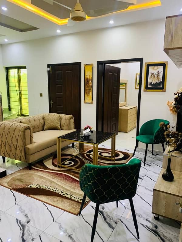 5 Malra Luxury Furnished Upper Portion For Rent In Bahria Town Lahore 6