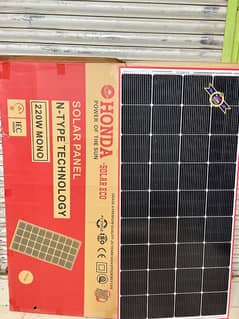 Honda 220W Solar Plate New stock ready