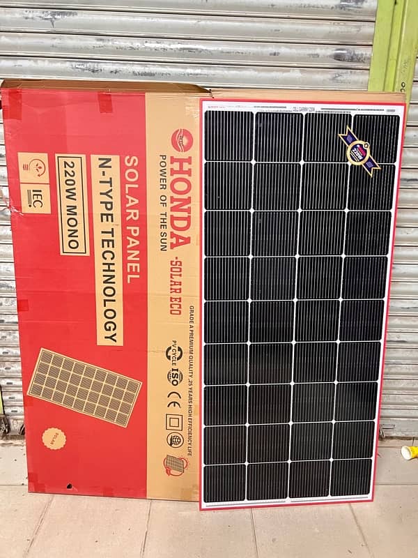 Honda 220W Solar Plate New stock ready 1