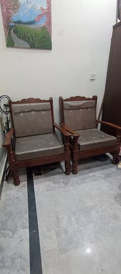 wooden 5 seater sofa set demand 25000