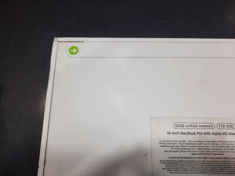 Apple Mackbook Pro 2023 M2 Max chip 6