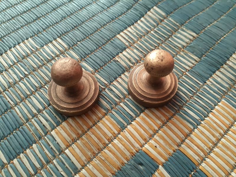 Antique Handcrafted Brass Paperweights 0