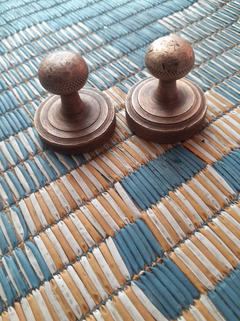 Antique Handcrafted Brass Paperweights 4