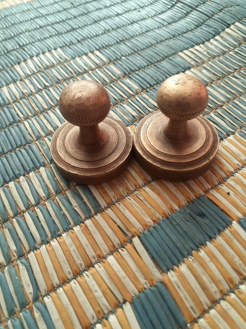 Antique Handcrafted Brass Paperweights 5