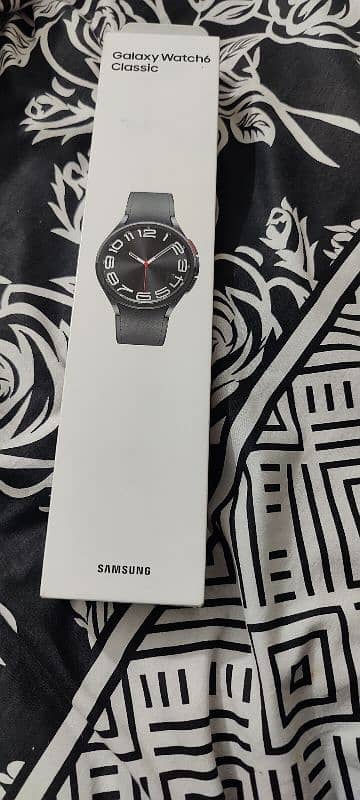 Samsung watch 6 classic 44 mm black 0