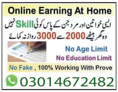 Online job available, Typing/Assignment/Data Entry/Ad posting etc