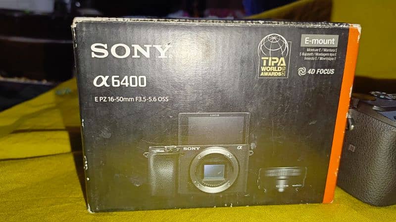 sony 6400 with ket lense with box and all accessories 3